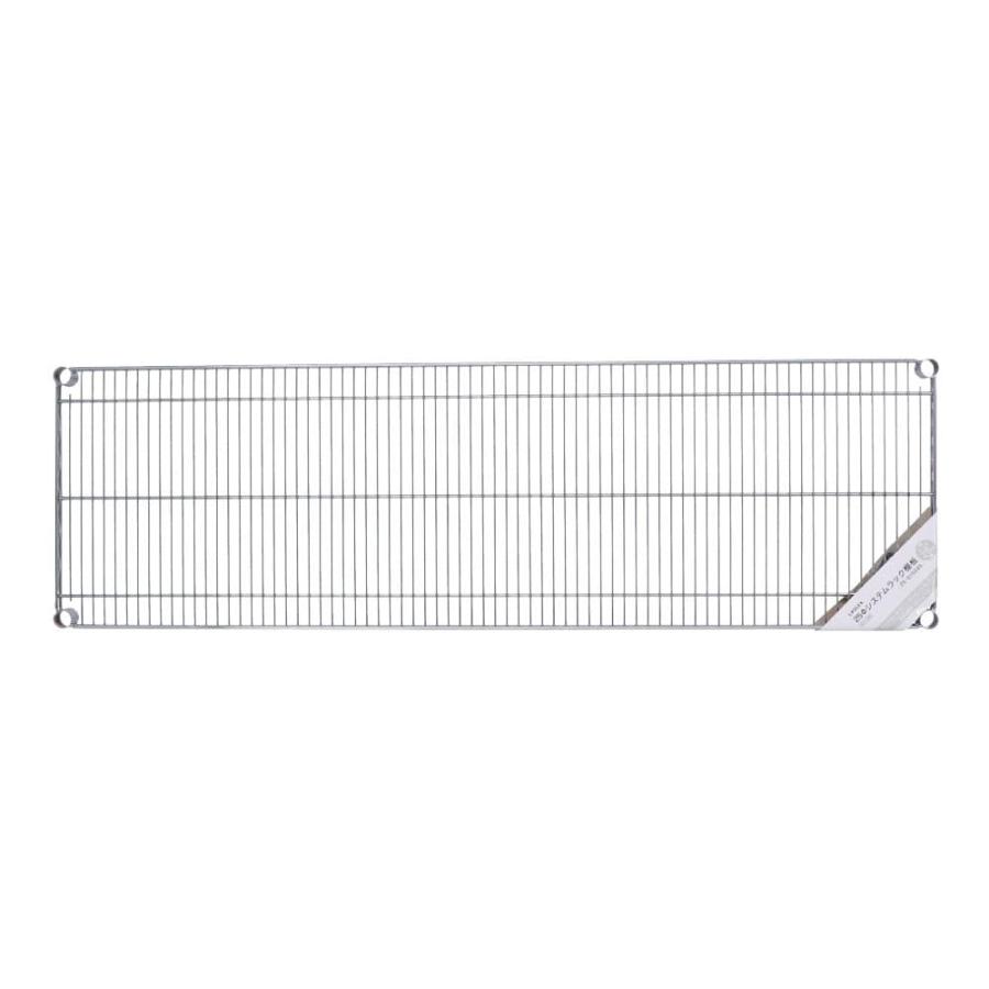 ラック 棚板 スチール ワイヤー 幅152x46cm 径25mm用 2枚セット 耐荷重250kg メタル ワイヤー システムラック シェルフ 追加用棚板 家電 コーナン LIFELEXの画像