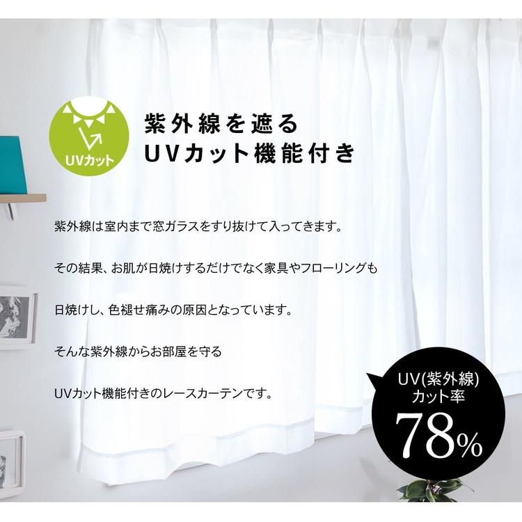 コーナンオリジナル LIFELEX 花粉＋遮熱・保温レースカーテン ポレン