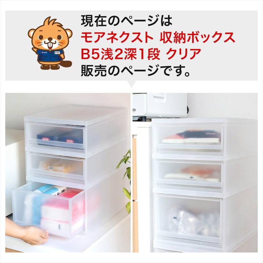 コーナンオリジナル LIFELEX モアネクスト B5浅2深1段CL 2332-380