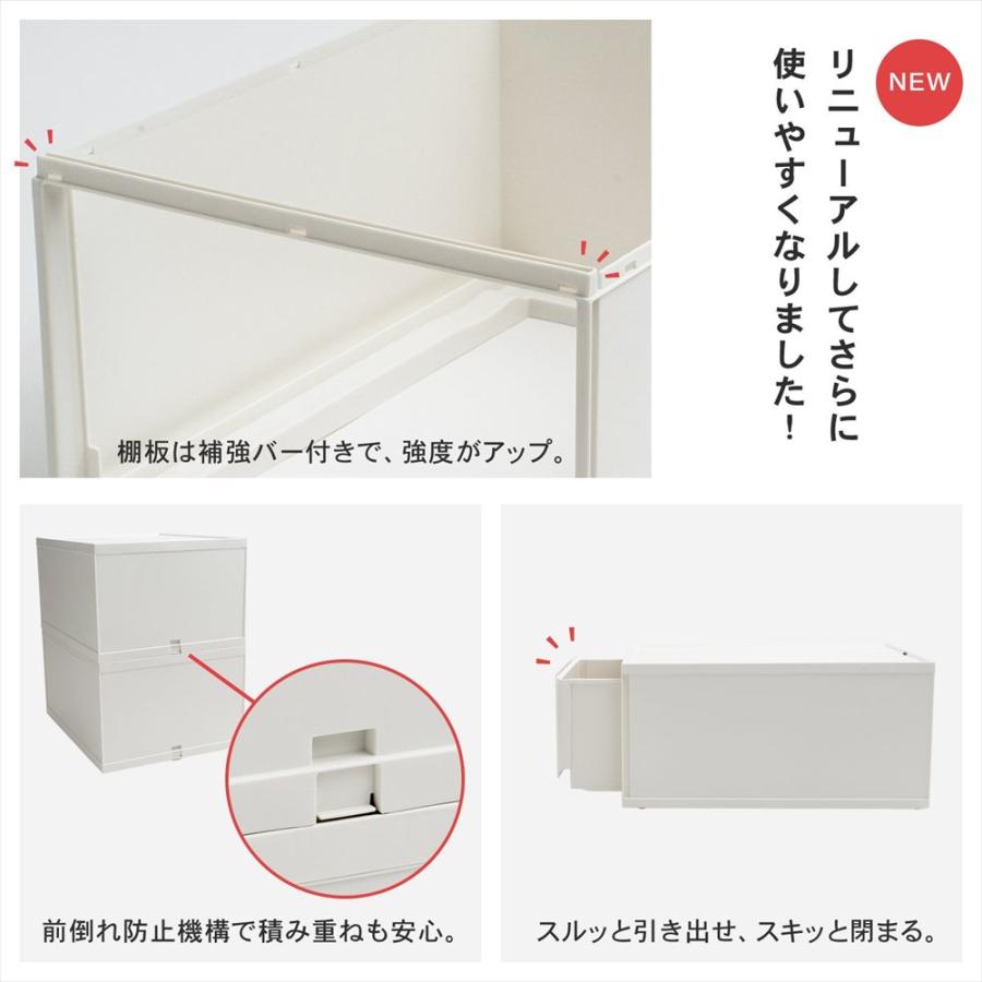 デスクトレイ 収納ボックス A4 浅型2段 深型1段 クリア 小物収納ケース