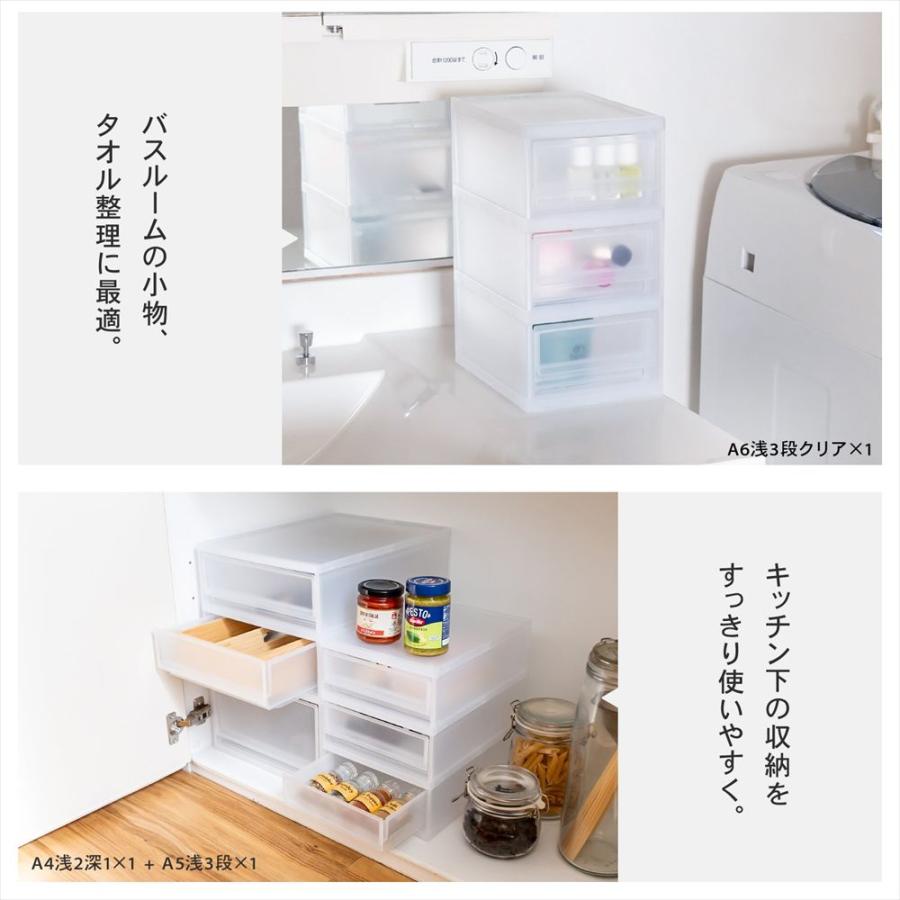デスクトレイ 収納ボックス A4 浅型 ホワイト 小物収納ケース 引き出し