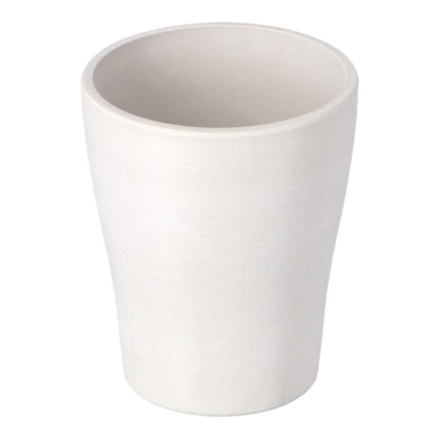 コーナンオリジナル スタイリッシュデザイン鉢 ホワイトストーン HK