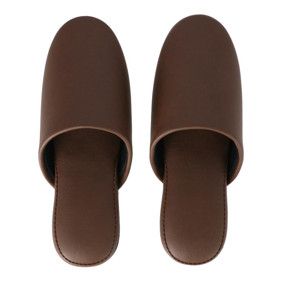 424様 ブラウン スリッパ　24ｃｍ＃38 コーナンオリジナル さっとふけるビニールスリッパ BR M 23