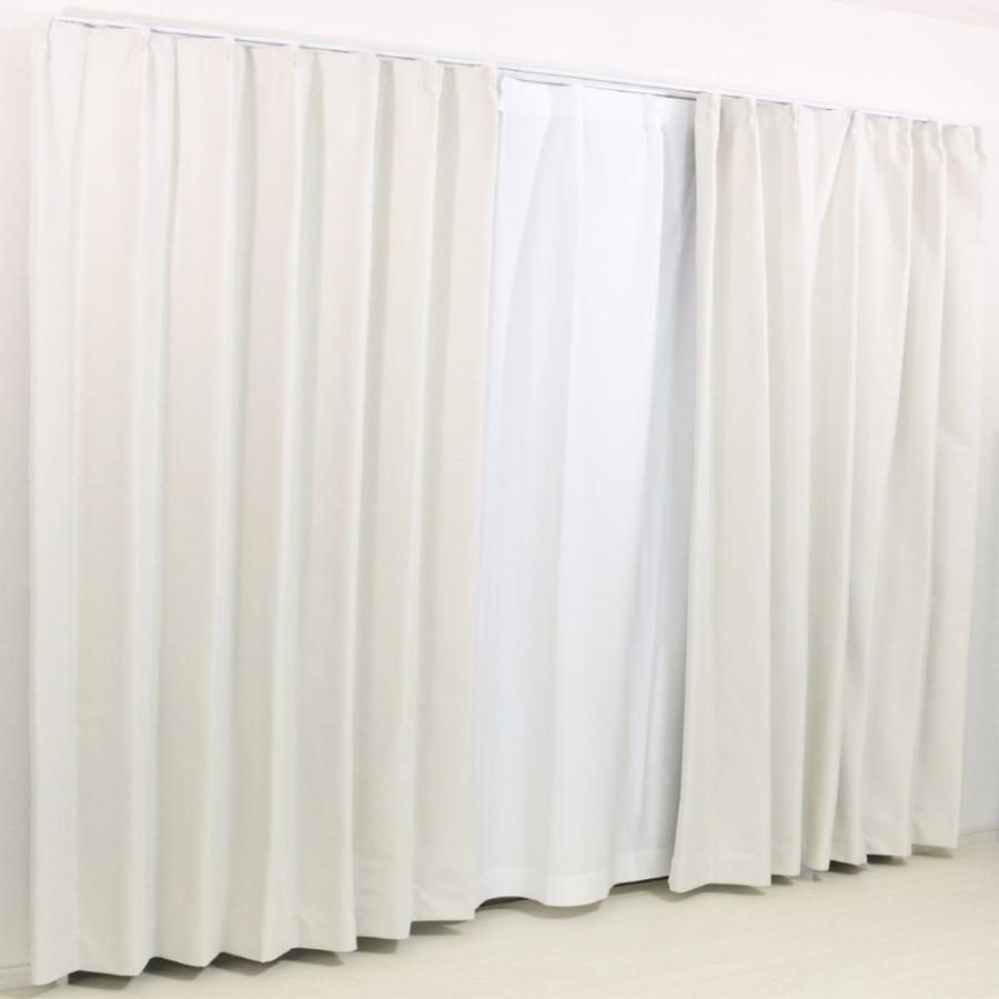 遮音 遮光＋遮熱 保温カーテン カーテン ブレゾ 2枚組 タッセル付き 幅