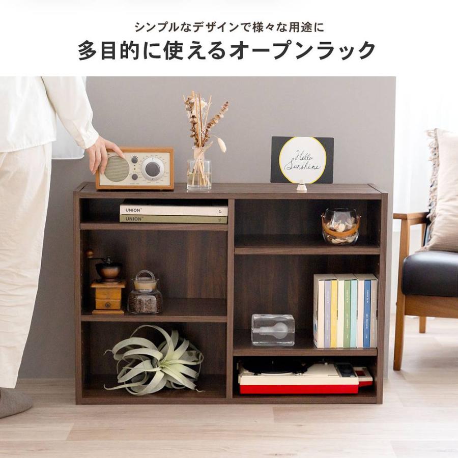 コーナンオリジナル LIFELEX オープンラックβ 9030−60 DBR