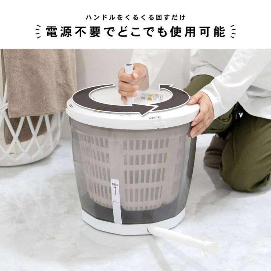 ◇コーナンオリジナル LIFELEX 手動式洗濯機 グレー SM21