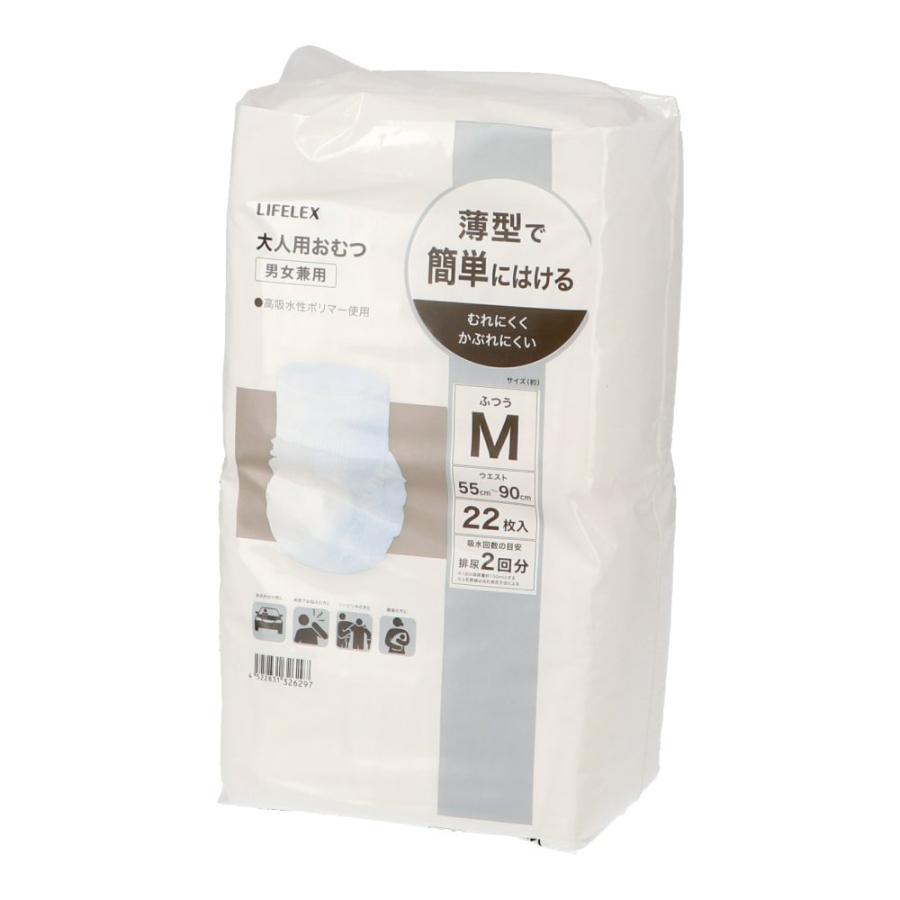 大人用おむつ パンツタイプ M 22枚 安い 薄型 大人用オムツ 男女共用