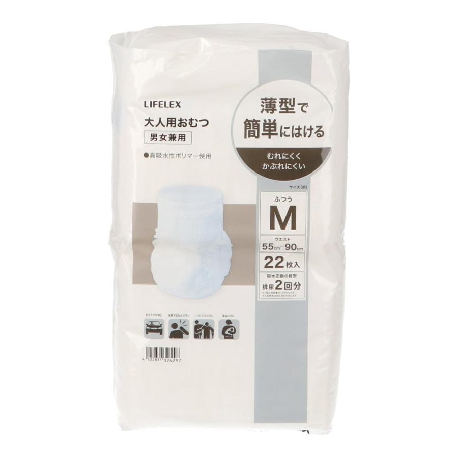大人用おむつ パンツタイプ M 22枚 安い 薄型 大人用オムツ 男女共用