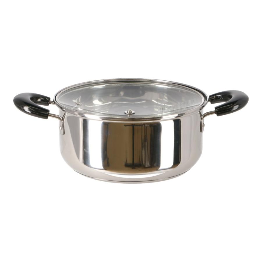 コーナンオリジナル 3層底両手鍋 22cm KHM05−8142