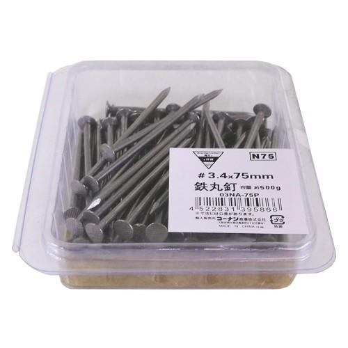 鉄丸くぎN75約23kg 丸釘 鉄 N75 #10×75 4kg入 JIS認定品 : 今戸屋建材ヤフー店 - 通販