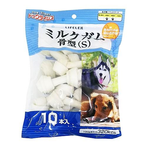 ドッグタイムス ミルクガム骨型S 10本入 犬 デンタルケア オーラル