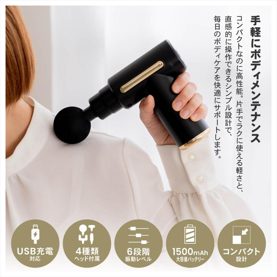 コーナンオリジナル PortTech USB充電 電動プッシュガン BLK