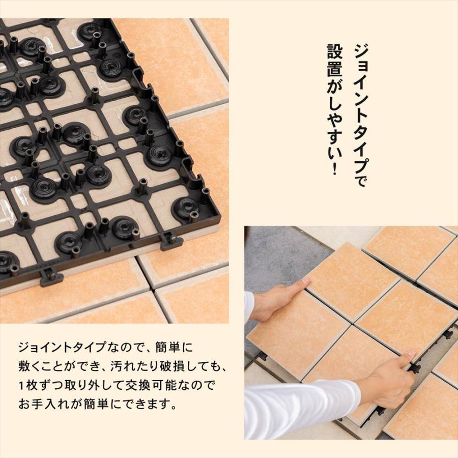 ジョイントタイル　36枚 遮熱ジョイントパネル 30×30cm 36枚入り／カラー：タイル【送料込み