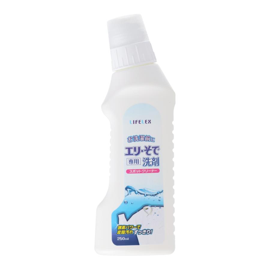 えり・そで専用 洗剤 本体 250ml 襟 袖 洗濯 洗剤ボトル 脂汚れ