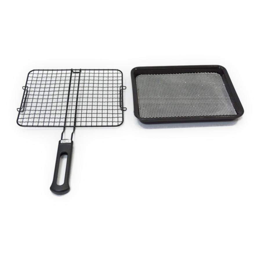 コーナン オリジナル セラミック網付クリンプタイプ魚焼き BW061