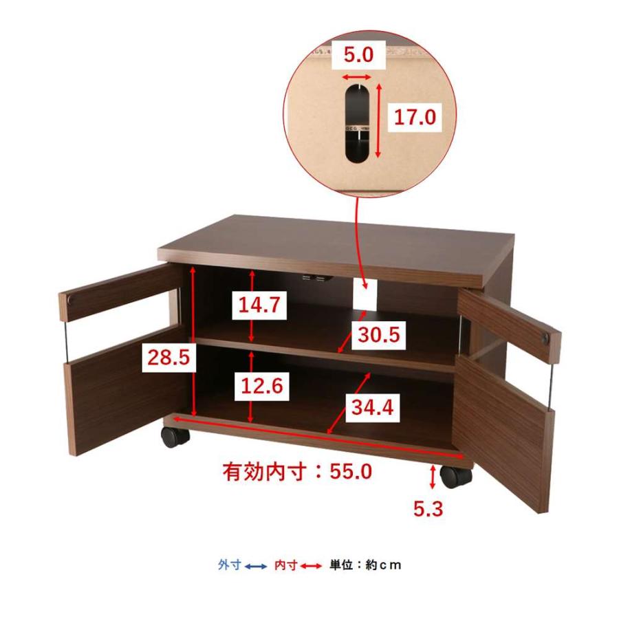 コーナンオリジナル LIFELEX ガラス扉TVボード S 600 BR