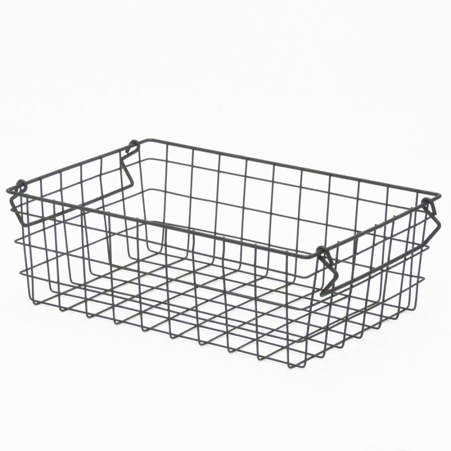 ◇コーナン オリジナル ワイヤーバスケット 横ハーフ BK : コーナンe