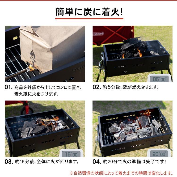 コーナン オリジナル かんたん着火BBQ炭 約1．5KG（2〜3人用