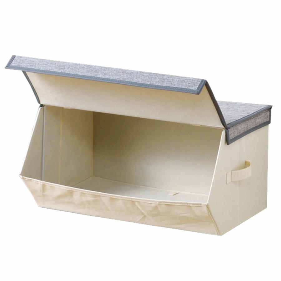 コーナン オリジナル オープンケースL GY-KMT18-2880 衣類収納 衣装  