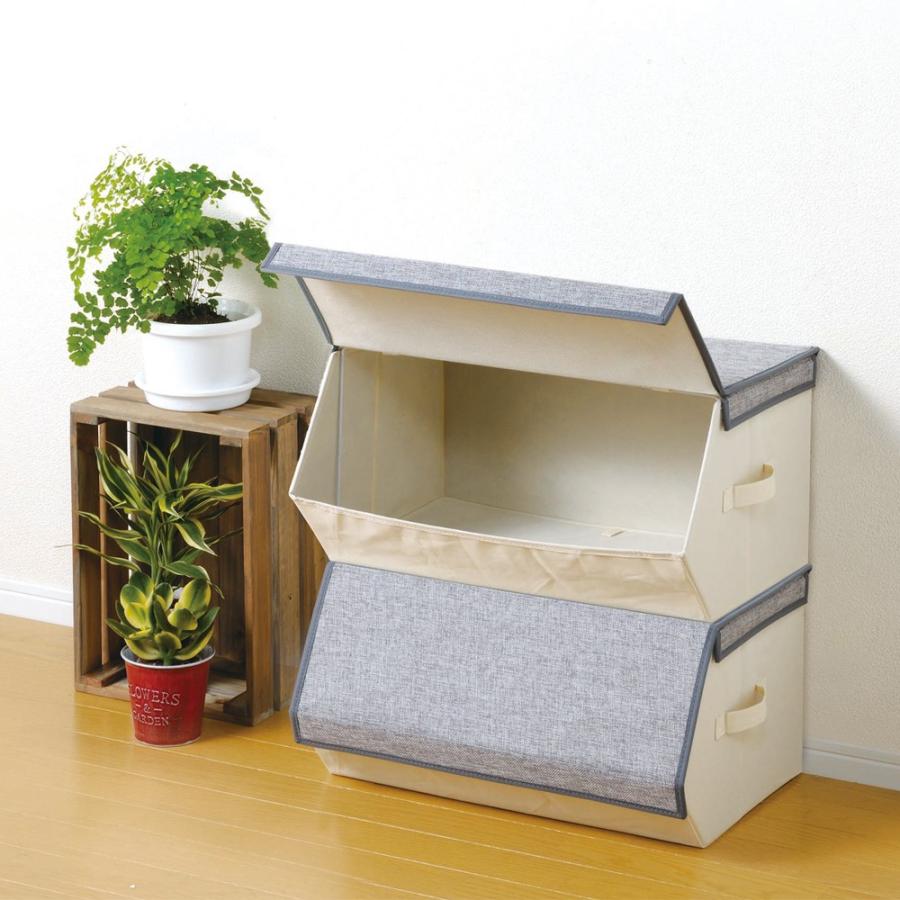 コーナン オリジナル オープンケースL GY-KMT18-2880 衣類収納 衣装  