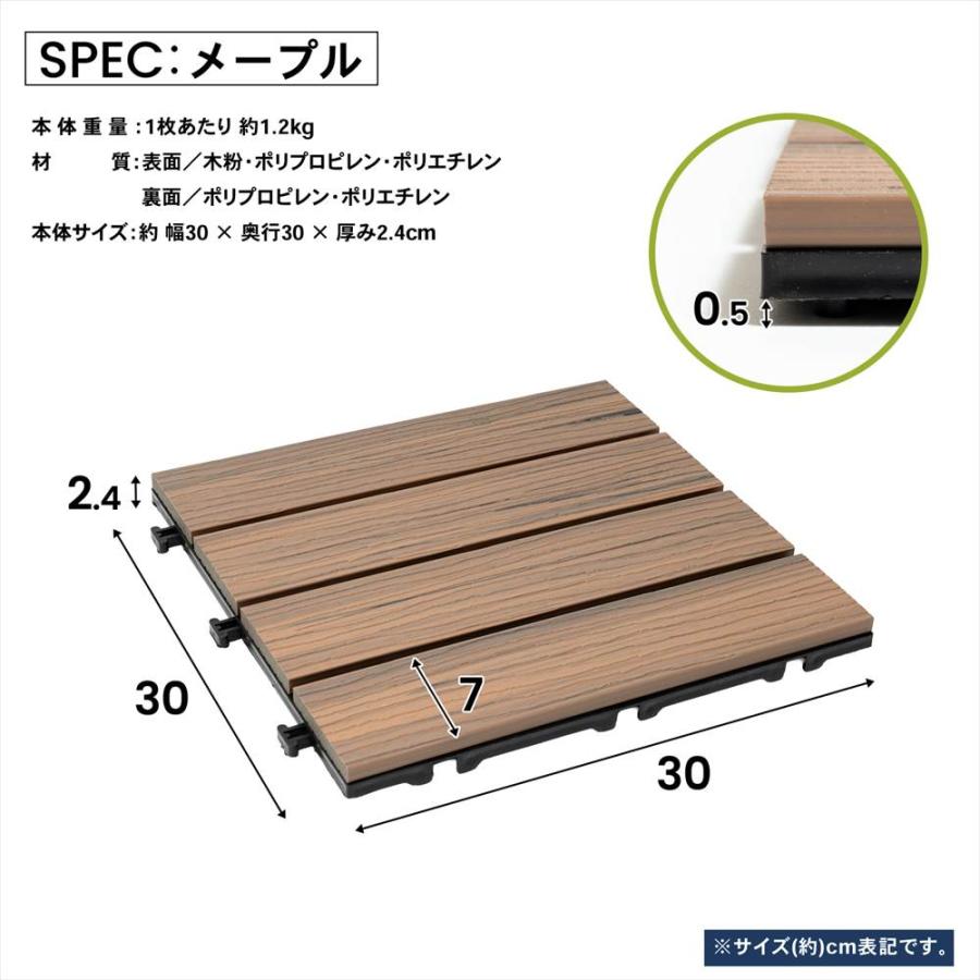 サザインタイル 人工木 ウッドタイル ジョイント式 デッキパネル