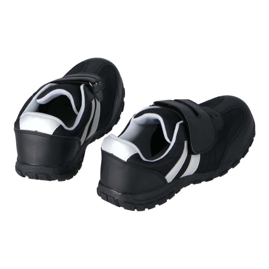 コーナンオリジナル PROACT プラ先芯スニーカー メッシュマジック 黒