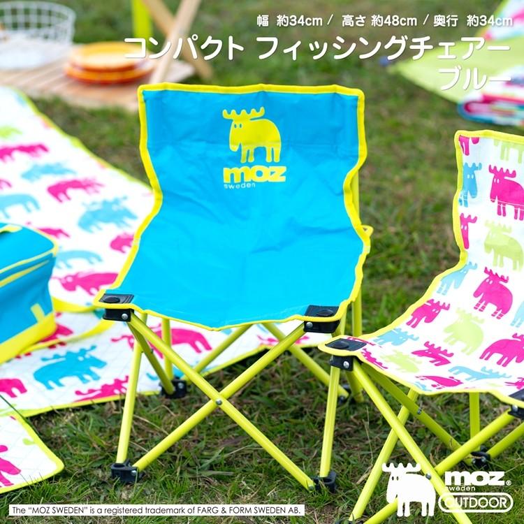Moz モズ コンパクトフィッシングチェア ブルー 幅約35 奥行35 高さ48cm 静止耐荷重 約60kg ブルー コーナンeショップpaypayモール店 通販 Paypayモール