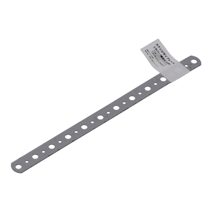 銀　大プレート コーナン オリジナル PROACT ステンジザイプレート L279 シルバー