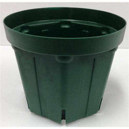 兼弥産業 スリットポット モスグリーン 径15×高さ12．5cm