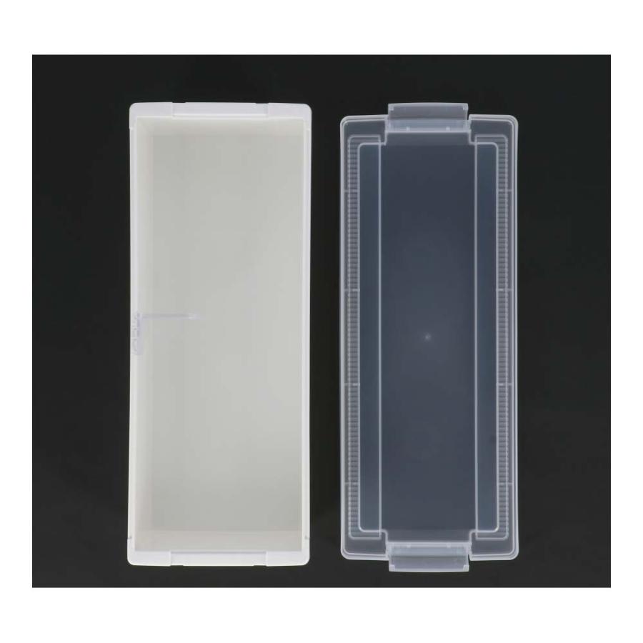 cd収納 収納ボックス LIFELEX まとめと庫CD ホワイト （約）幅175