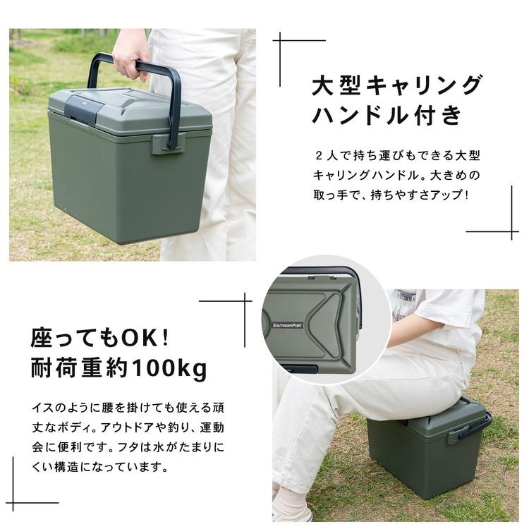 コーナンオリジナル SOUTHERNPORT 強保冷クーラーボックス 9L GR