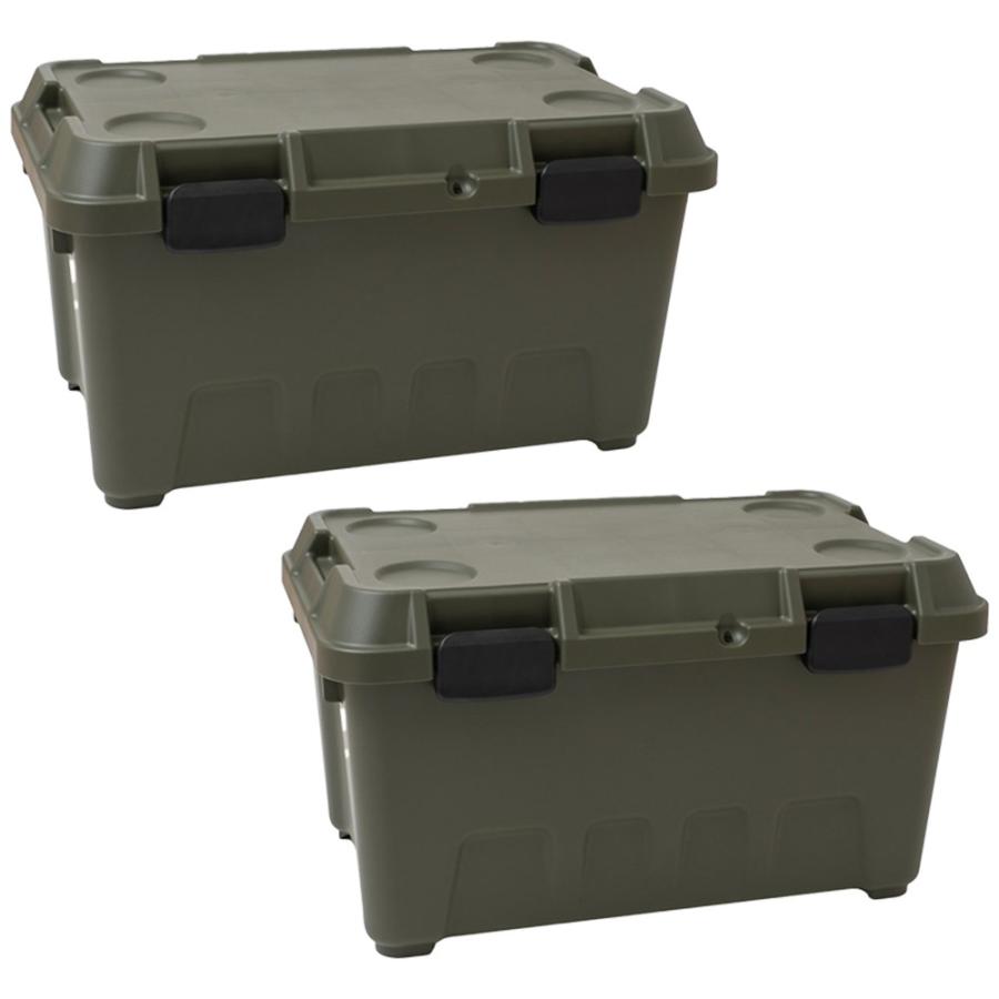 ◇コーナンオリジナル PROACT ストッカーボックス 600 オリーブ ×2点