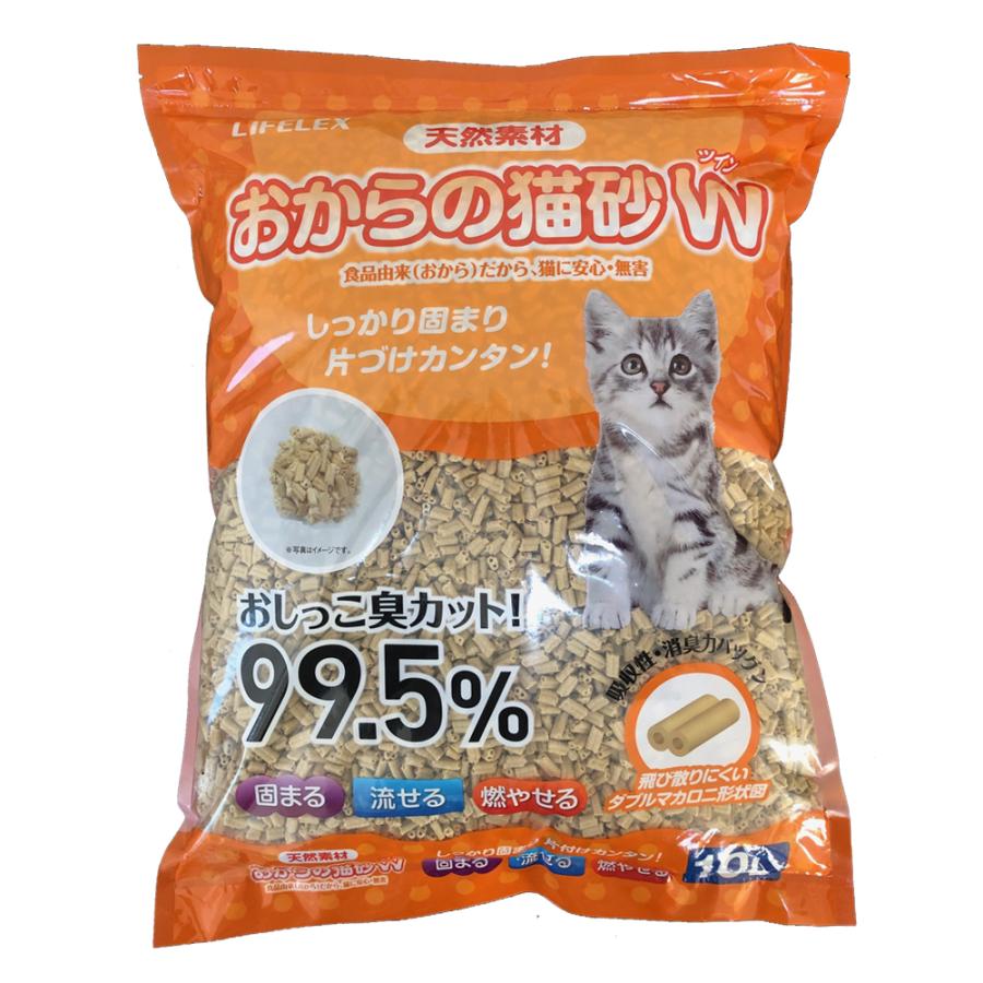 コーナン オリジナル 季節のおすすめ商品 LIFELEX １０Ｌ おからの猫砂Ｗ 国内外の人気！