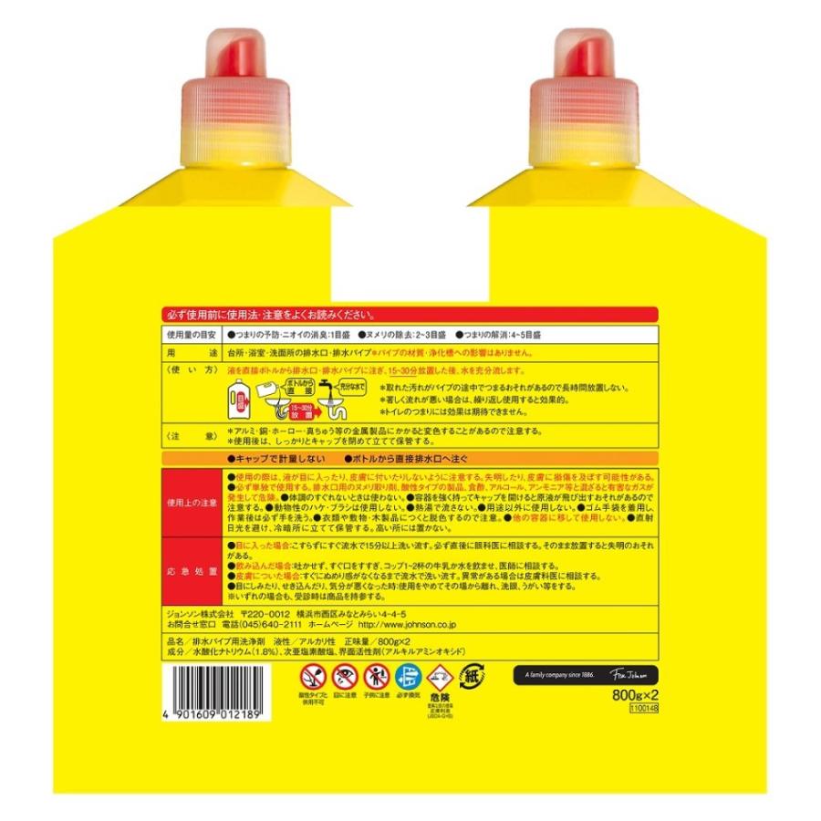 ジョンソン パイプユニッシュ 800g 2個セット W234×D58×H245(mm)|kohnan-eshop|02