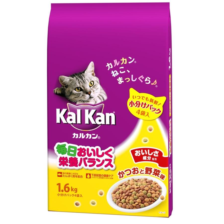 ◆カルカン ドライ かつおと野菜味(1.6kg) カルカン(kal kan) キャットフード｜kohnan-eshop