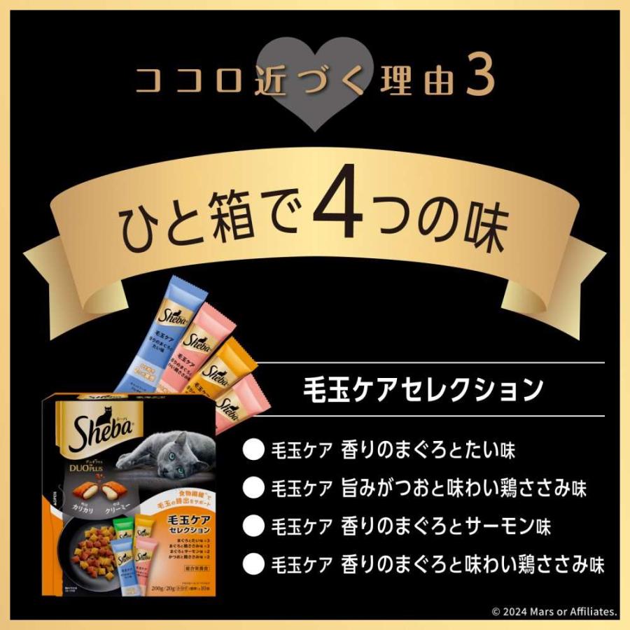 シーバ 【ポイント3倍 7/4-7/5】キャットフード 毛玉ケアセレクション