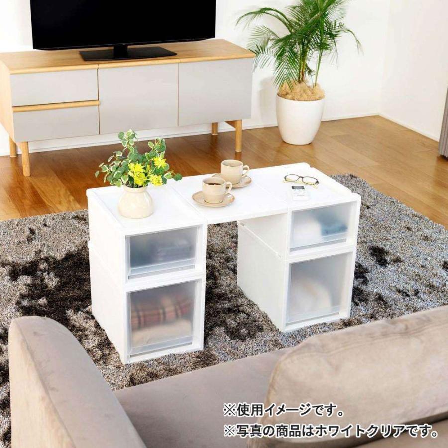 天馬 フィッツケース　ＦＣ４０−３５２０　ホワイトクリア 3520 W35×D40×H20cm｜kohnan-eshop｜12