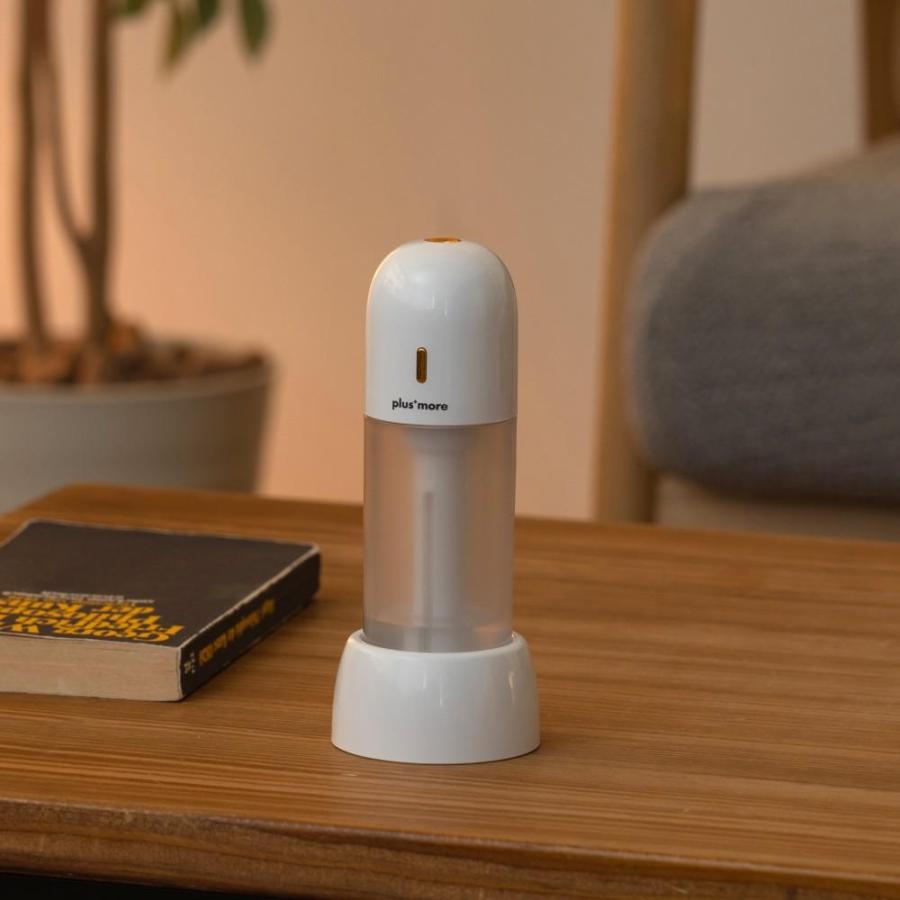 ◇プリズメイト 充電式3WAYポータブル加湿器スタンド付 PBAHF006-WH