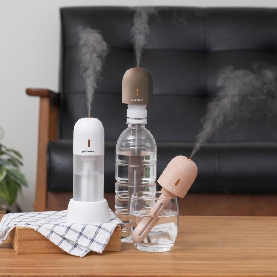 ◇プリズメイト 充電式3WAYポータブル加湿器スタンド付 PBAHF006-WH