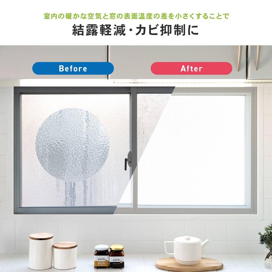新品未使用　エコな簡易内窓 Mセット　ホワイト エコな簡易内窓キット ホワイト Mサイズ : コメリドットコム - 通販