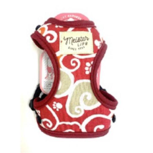 カワノ産業 キャットソフティハーネスリードカラクサ赤 : コーナンe