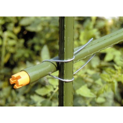 第一ビニール 菜園クロスバンド 外径8mm〜11mm支柱用 10本入