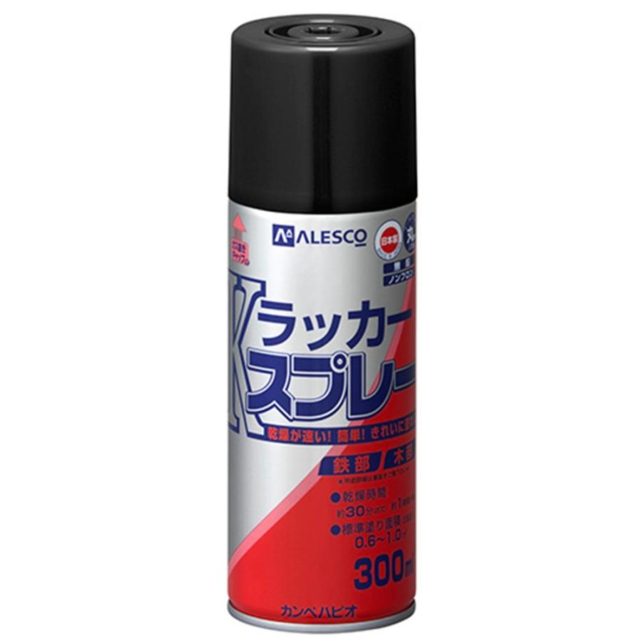 Kラッカースプレー 300ML つや消しくろ : コーナンeショップ 