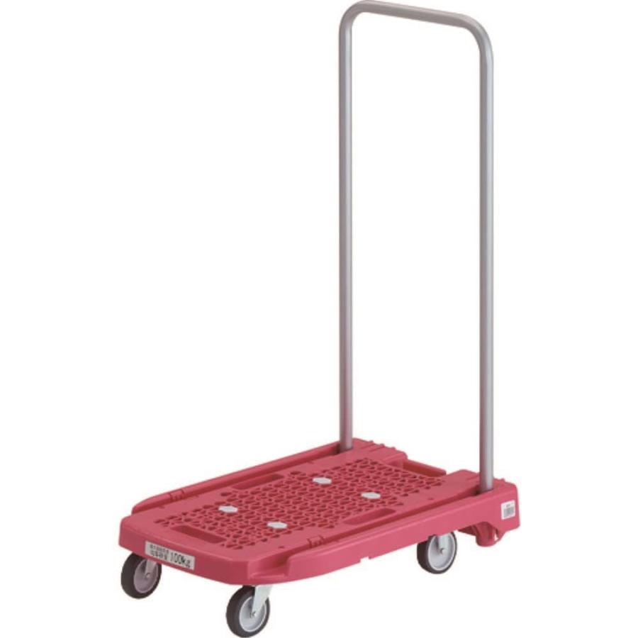 【ポイント3倍 8/22-8/25】【メーカー直送T】 TRUSCO 樹脂台車 アクロキャリー 600X390 ピンク AC-1-P