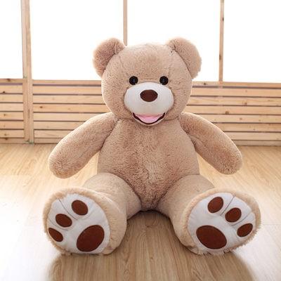 お値打ち価格で ぬいぐるみ特大くま 話題の人気 テディベアクマ アメリカ コストコ 可愛い熊ふわふわ抱き枕プレゼント最適130ｃｍ 動物