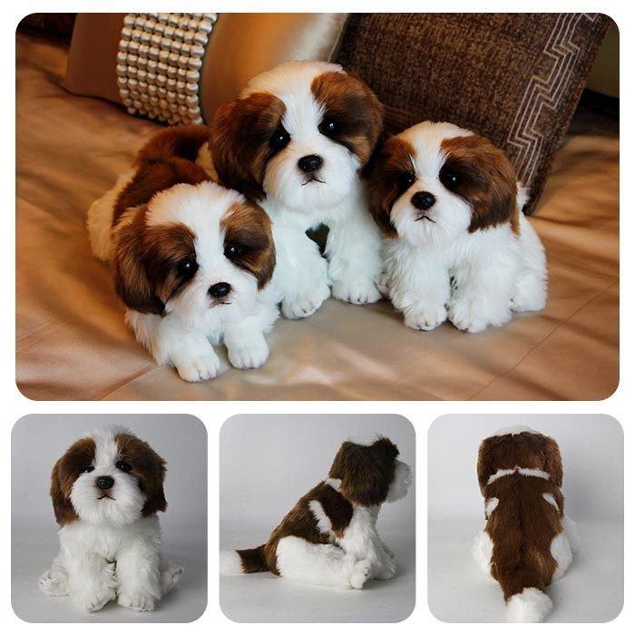 売れ筋新商品 ぬいぐるみ いぬ 犬 リアル シーズー犬 かわいい インテリア雑貨 お祝い クリスマス プレゼント Materialworldblog Com