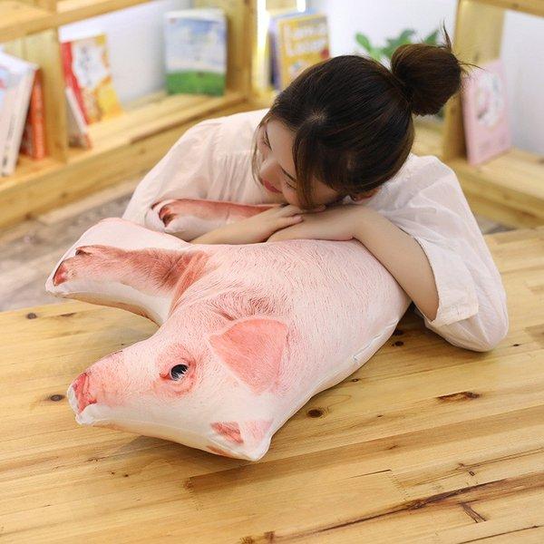 ブタ ぬいぐるみ 豚 ぶたグッズ 特大 抱き枕 ふわふわ リアル お昼寝まくら おもしろ雑貨 ねむねむ抱き枕 誕生日 ギフト 75cm Pig713 75 コウホウ 通販 Yahoo ショッピング