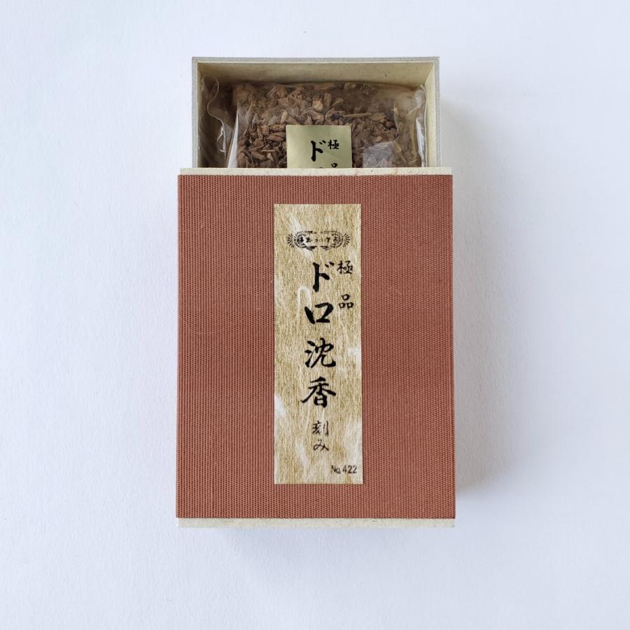 玉初堂 極品ドロ沈香 刻み 15g 化粧箱入 : お香・お線香