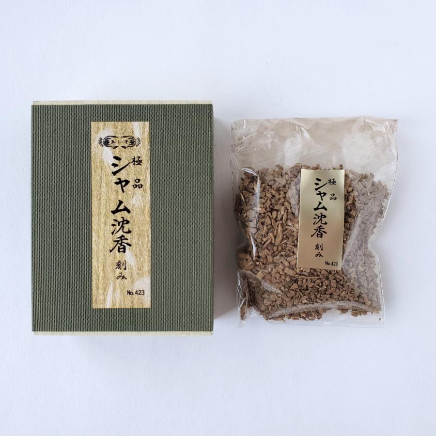 玉初堂 極品 シャム沈香 刻み 15g化粧箱入 : お香・お線香