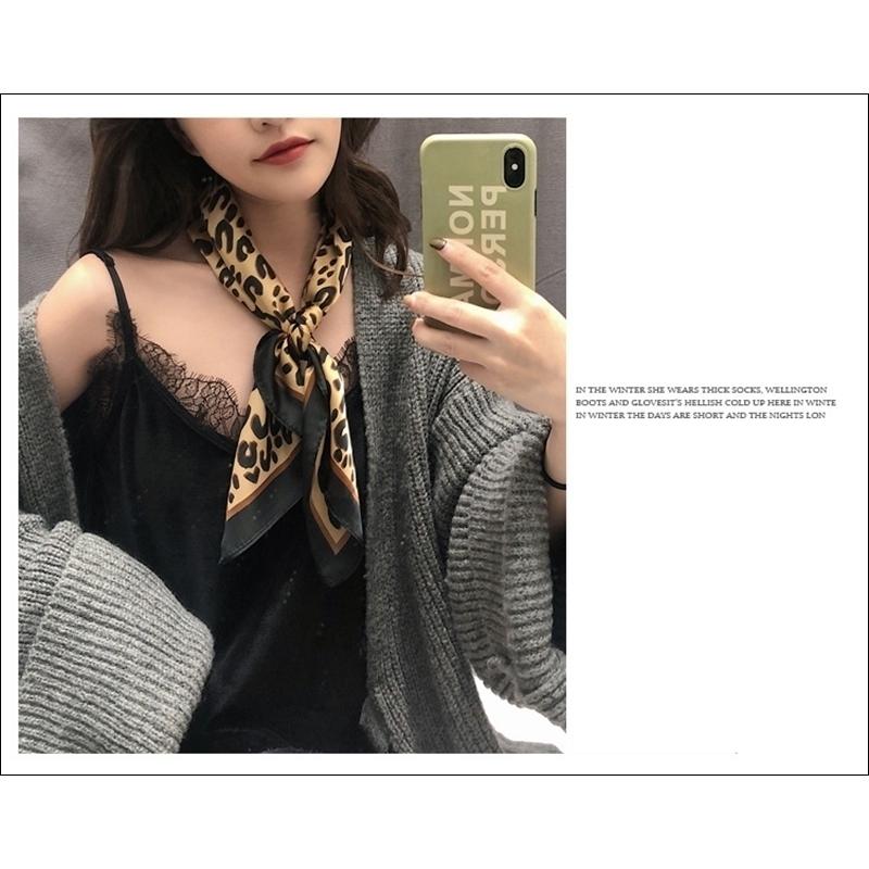 スカーフ ヒョウ柄 アニマル柄 シルクタッチ ストール